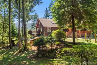 Over 5  acres offering your own private sanctuary!