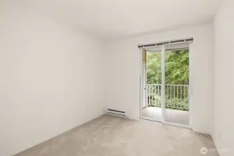 Primary bedroom, slider to deck