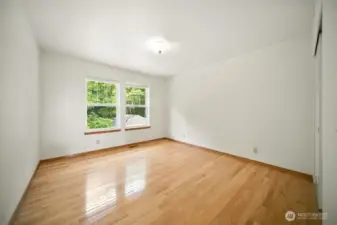 Bedroom 2 on second floor is plenty large enough for furnishings.