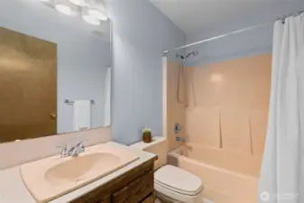 Lower level full bath