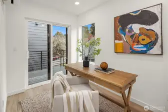 Photo from model home with similar floor plan