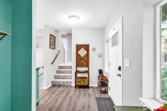 Great entry with LVP thru out main floor-Beautiful & easy!