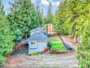 Plenty of yard space, driveway space plus a circular drive in the front.