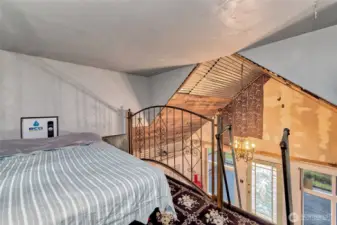 Lofted Sleeping Area