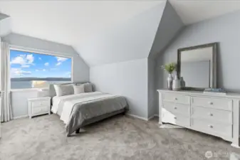 Fall asleep to the twinkling city lights.