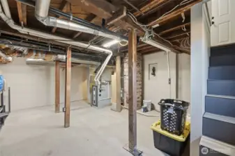 basement shelving stays