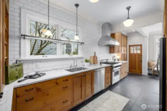 Light and bright with high-end appliances and abundant and intentional cabinet and counter space