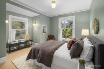 Bedroom 2 has a walk-in closet