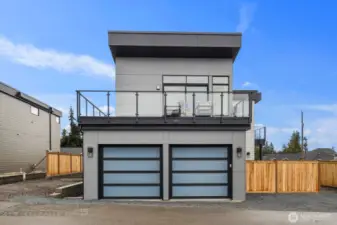 2 car garage with electric car charger