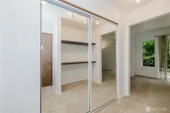 Primary bedroom closet