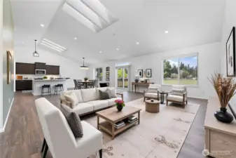 virtually stages no can lighting plumbed for chandelier or fan