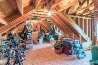 Storage Loft Above Garage