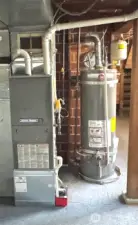 NEWE HIGH EFFICIENCY FURNACE AND HOT WATER HEATER