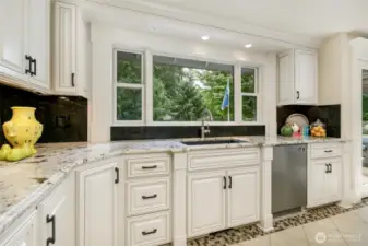 Kitchen sink and Asko dishwasher