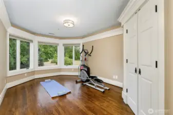Bedroom 4 being use as exercise room