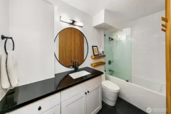 Modern and spacious bathroom