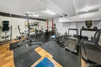 Fitness center on the same floor.