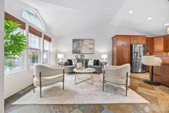 Beautiful living room to welcome guests