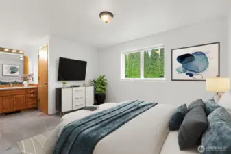 Virtually staged