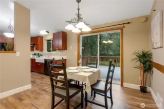 Dining Space from living Room