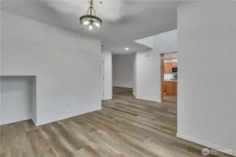 Another view of the blank canvas