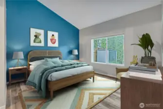 Primary Suite~Virtually Staged