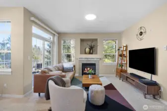 Green space views from all the windows