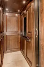 Elevator serves all 3 floors