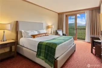 spacious bedroom