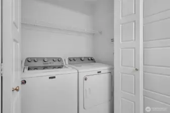 second floor laundry