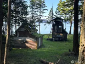 garage/cabin and tear down cabin