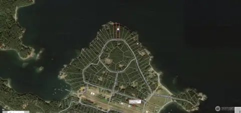Two lots, and Tie down lot Map