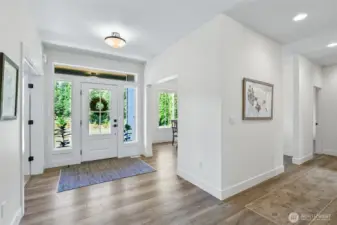Entrance into this beautiful home.