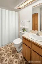 Downstairs full bath