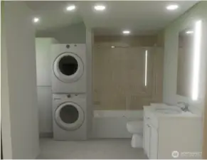 Bathroom Rendering For Image/Idea Purposes Only-Completion Will Not Be Exact