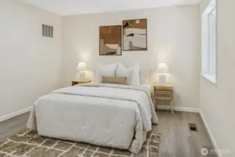 Primary Bedroom on main floor.