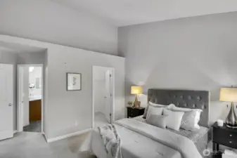 More Primary bedroom, walk in closet.