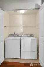 Main level utility room