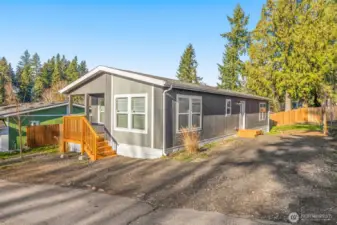 Dedicated parking with easy access to back entry