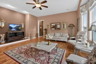 View of the Family & Media Spaces.