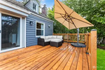 New deck to enjoy the outdoors and your spectacular view