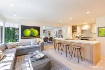 Remodeled kitchen