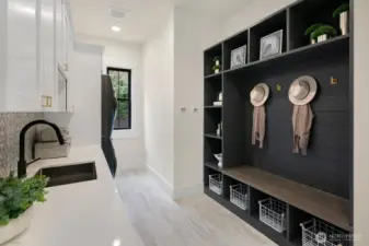 Custom Crafted Mud-Room.