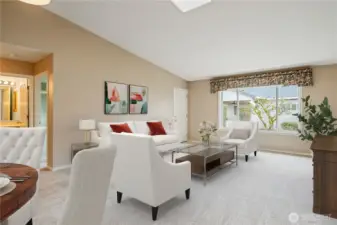 Living room (virtually staged)