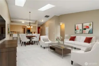 Living room (virtually staged)