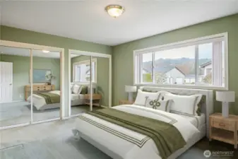 Primary bedroom (virtually staged)