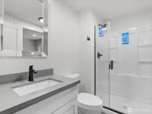 Jack n Jill 3/4 Hall bath