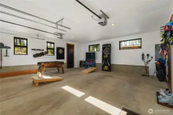 Two car garage