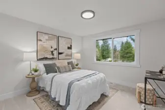 Bedroom number three upstairs.