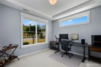 Main-floor office.